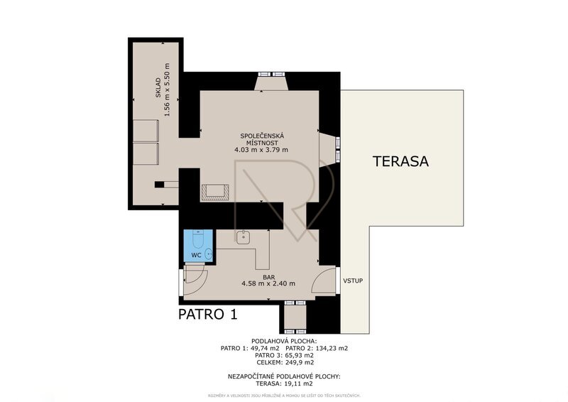 Prodej chalupy 5+1, Sedlec - Prčice, okres Příbram