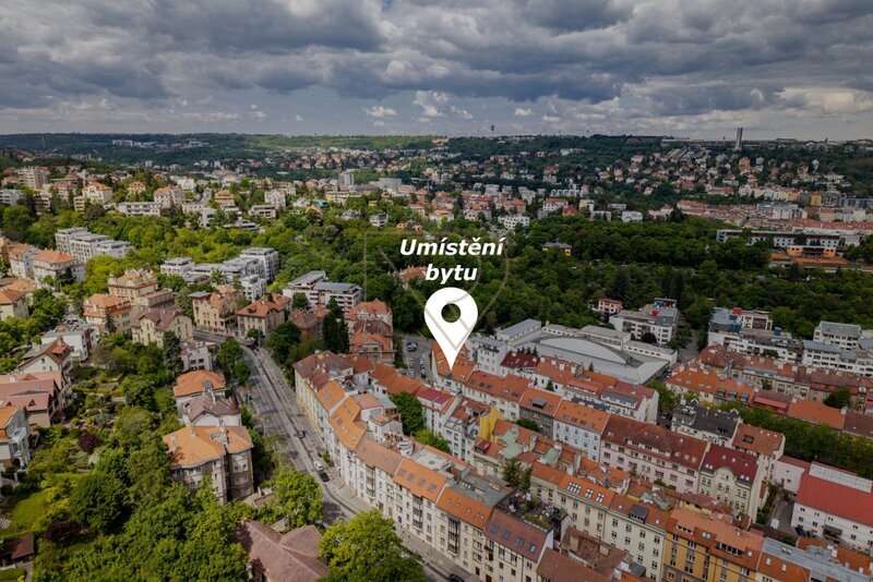 Prodej bytu 3+1 90 m2, Na Březince, Praha 5 - Smíchov